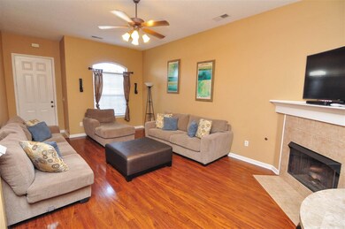 The great room offers plenty of room for the whole