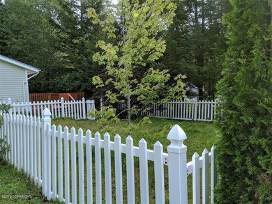 fenced yard