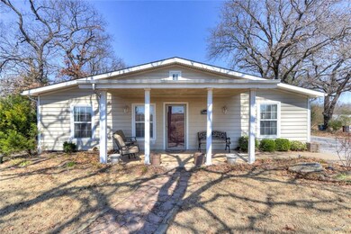 Covered front porch.