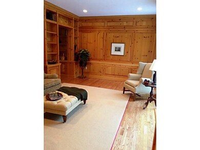 Family Room wood Paneled Family room