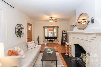 Spacious dining room directly off living room.