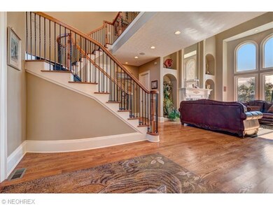 Inside the home is very open with warm neutral dec