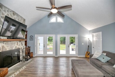 Great Room with Access to the Back Deck