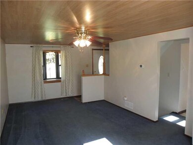 Living Room. Huge Living Room w/ Attractive Bay Wi