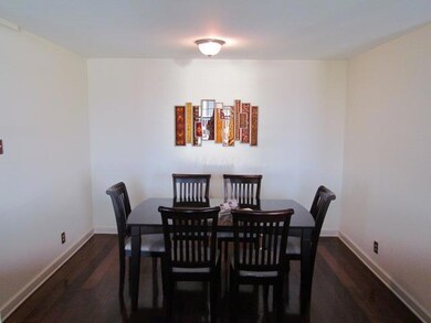 The formal dining room is perfect for entertaining