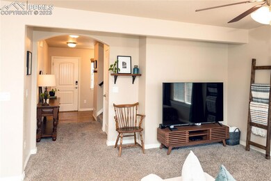 living room facing entry way