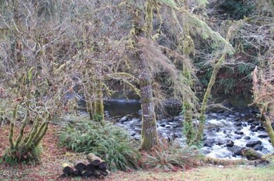 Winter view of Slick Rock Creek