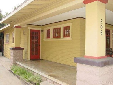 Side porch of front house