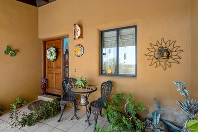 Screened front porch
