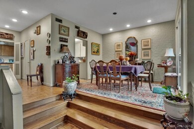 Dining space featuring hardwood / wood-style floor