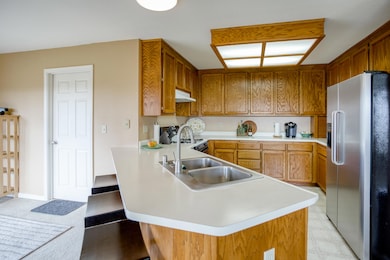 Kitchen with New Sink and Faucet