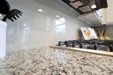 The granite countertops are stunning in this home 
