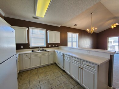 White cabinets, countertops and appliances