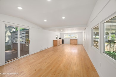 living room to kitchen
