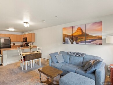 Kitchen open to living area.