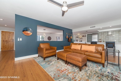Family Room looking to kitchen