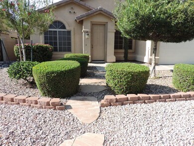 Well maintained yard and home