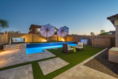 Backyard at Dusk