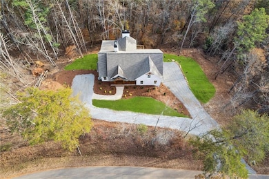 View from above of property