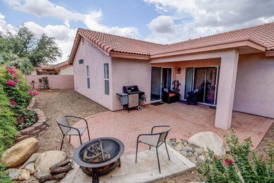 looking into back patio