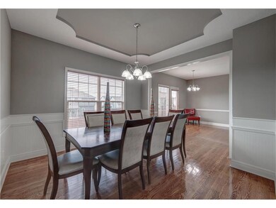 Hardwoods throughout with a lot of natural light. 