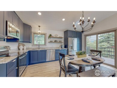 Appliances, cabinets, counters and flooring all less than a year old!