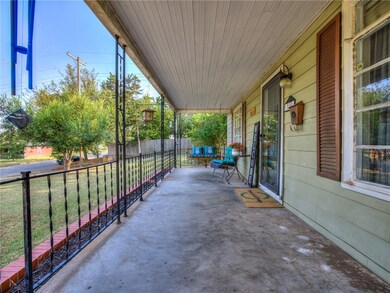 This huge porch offers plenty of room and adds ton