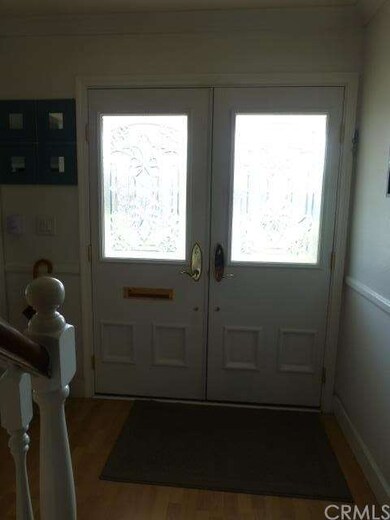 Double wide fiberglass entry door with cut glass o