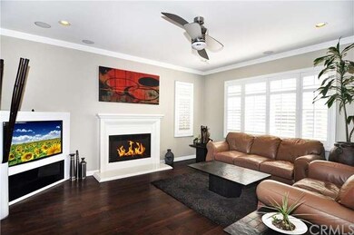 The Family Room Boasts a dual ceiling fan, built i