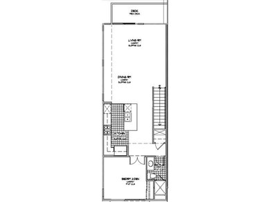 Floor plan of main living level
