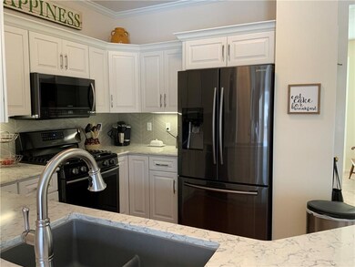 A focal point of this home is this beautiful kitch