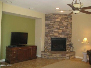 Beautiful Stone Fireplace In Family Room