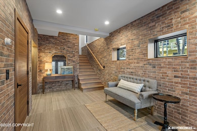 Large tiled foyer