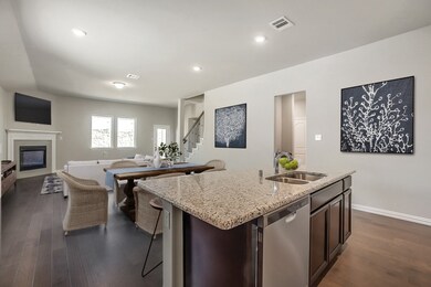 Beazer Homes Stark Farms Berkshire Floorplan. This is not a photo of the actual home, but is a photo of the Berkshire floorplan.