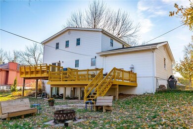 Huge deck and backyard for entertaining