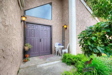 Double door entry.