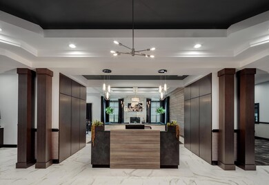 Clubhouse lobby