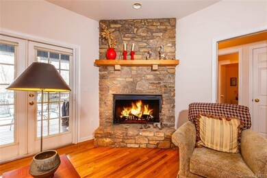 Gas Log Rock Fireplace