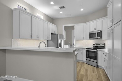 Kitchen w SS Appliances