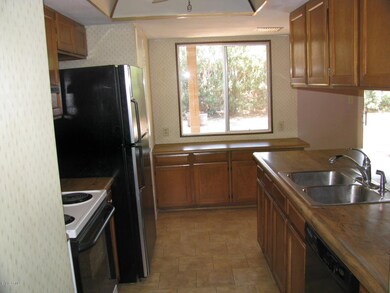 Kitchen View from Hallway & Dining Room
