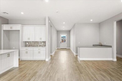 Interior facing front door from back