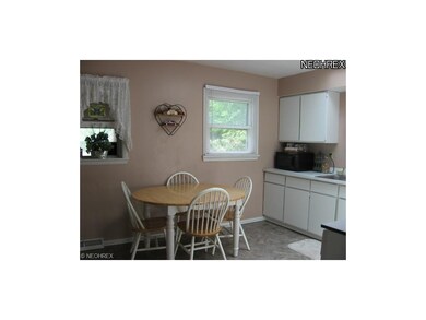Eating area in the kitchen
