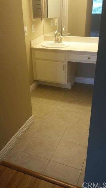 Master vanity/dressing area; new flooring and upda