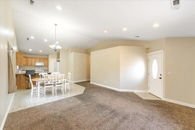 Living Room, Dining Room & Kitchen View
