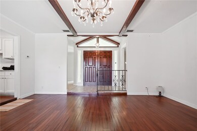 Family room looking to foyer