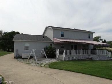 rear view show the composite maintenance free deck