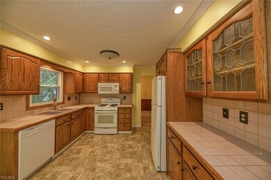 Large, open kitchen with plenty of cabinet and cou