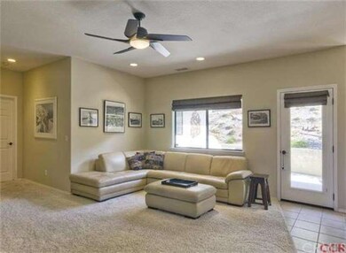 The family room features a wonderful fireplace.