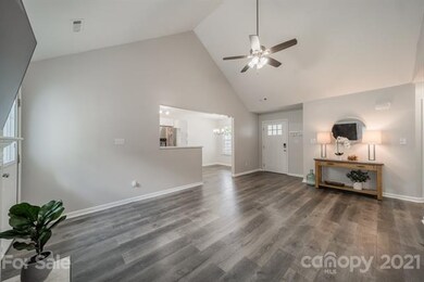 Vaulted ceiling in living room and driftwood gray 