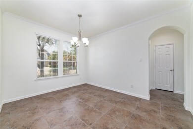 Formal dining room on the left side entrance of th